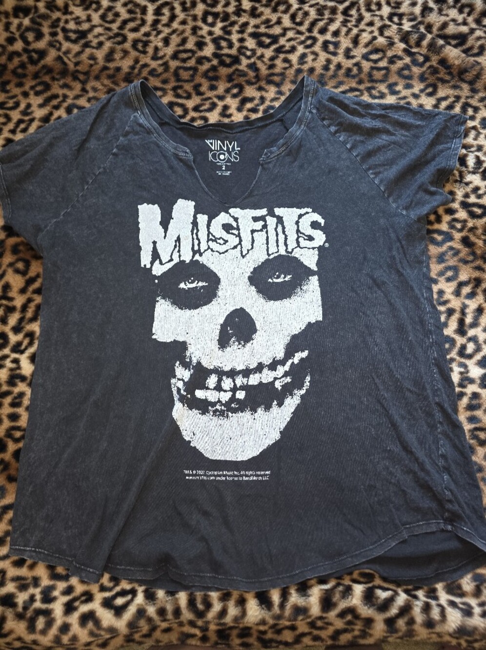 Torrid Misfits Deep V Tee Size 2